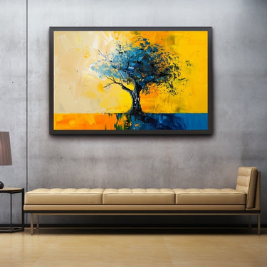 Abstract Tree Painting